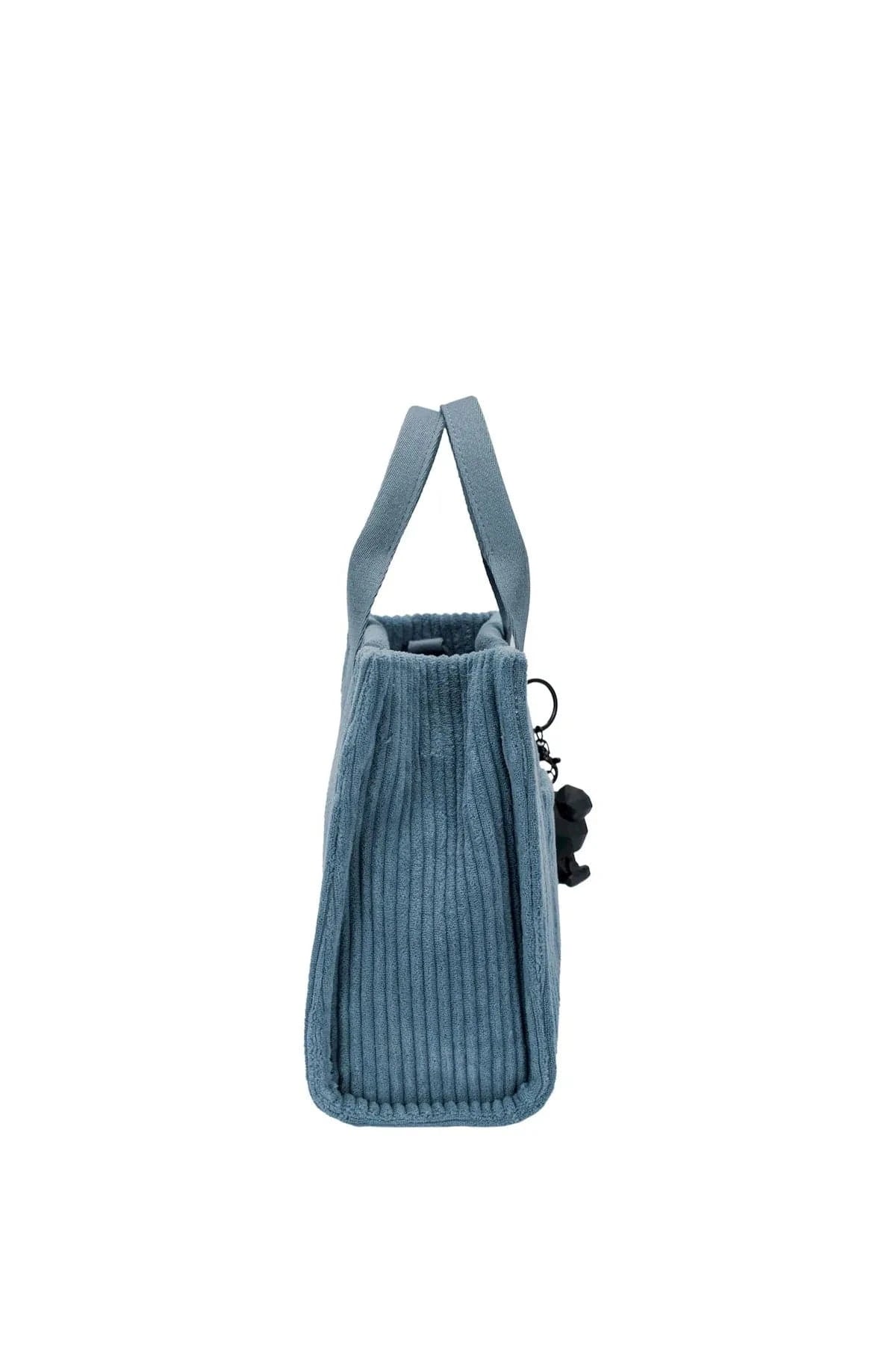 David Jones Corduroy Handbag Bag with Charm Detail BERING SEA / One Size The Nichole Collection