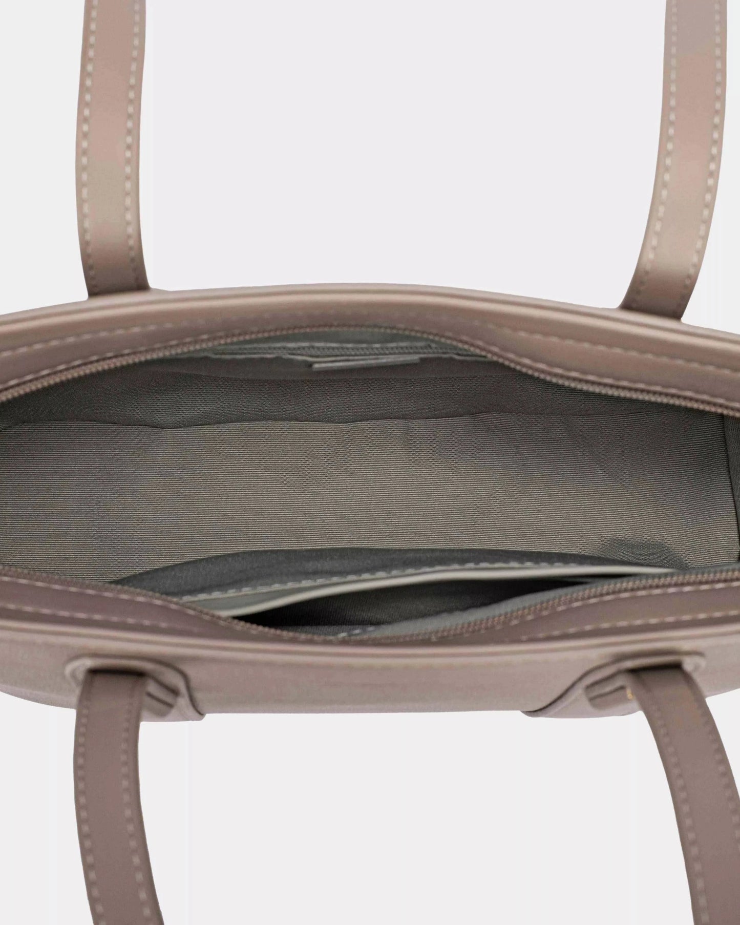 David Jones Leather Tote Bag with Gold Hardware The Nichole Collection