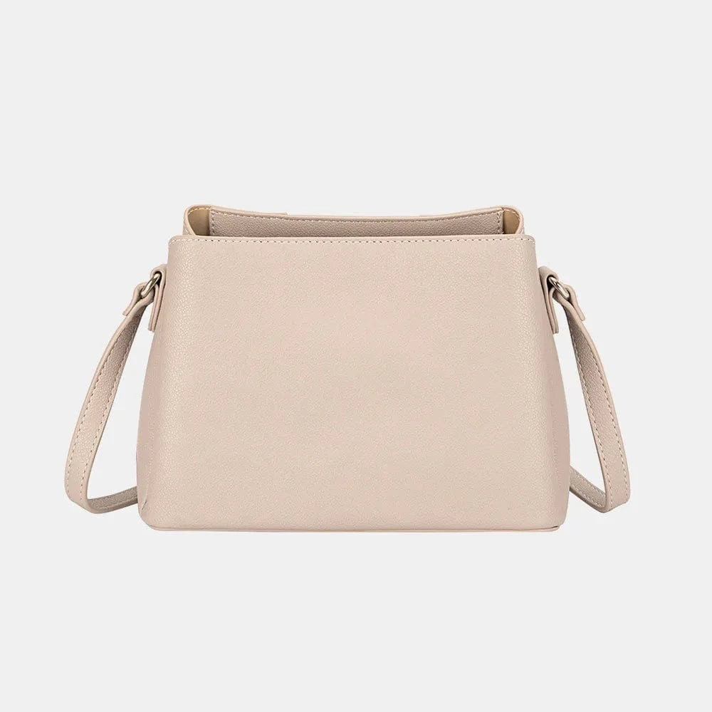 David Jones PU Leather Crossbody Bag The Nichole Collection