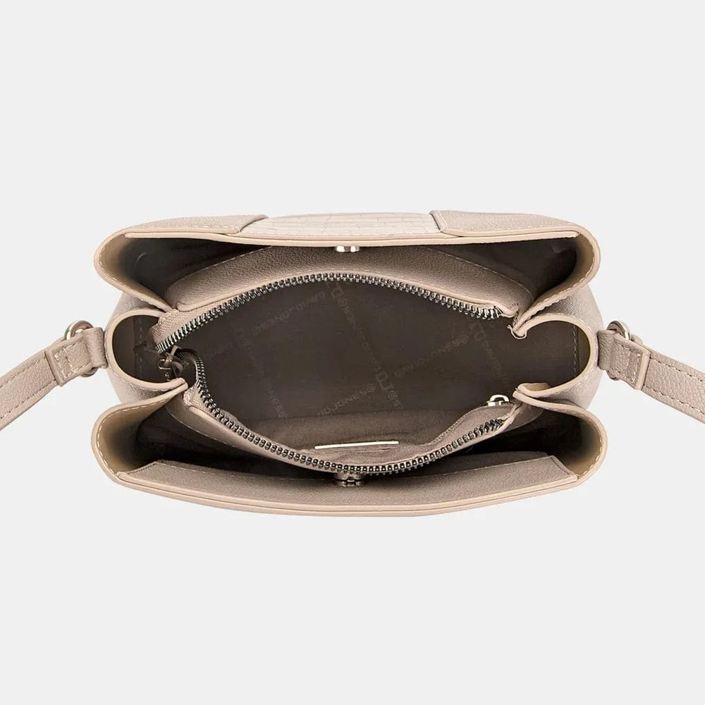 David Jones PU Leather Crossbody Bag The Nichole Collection