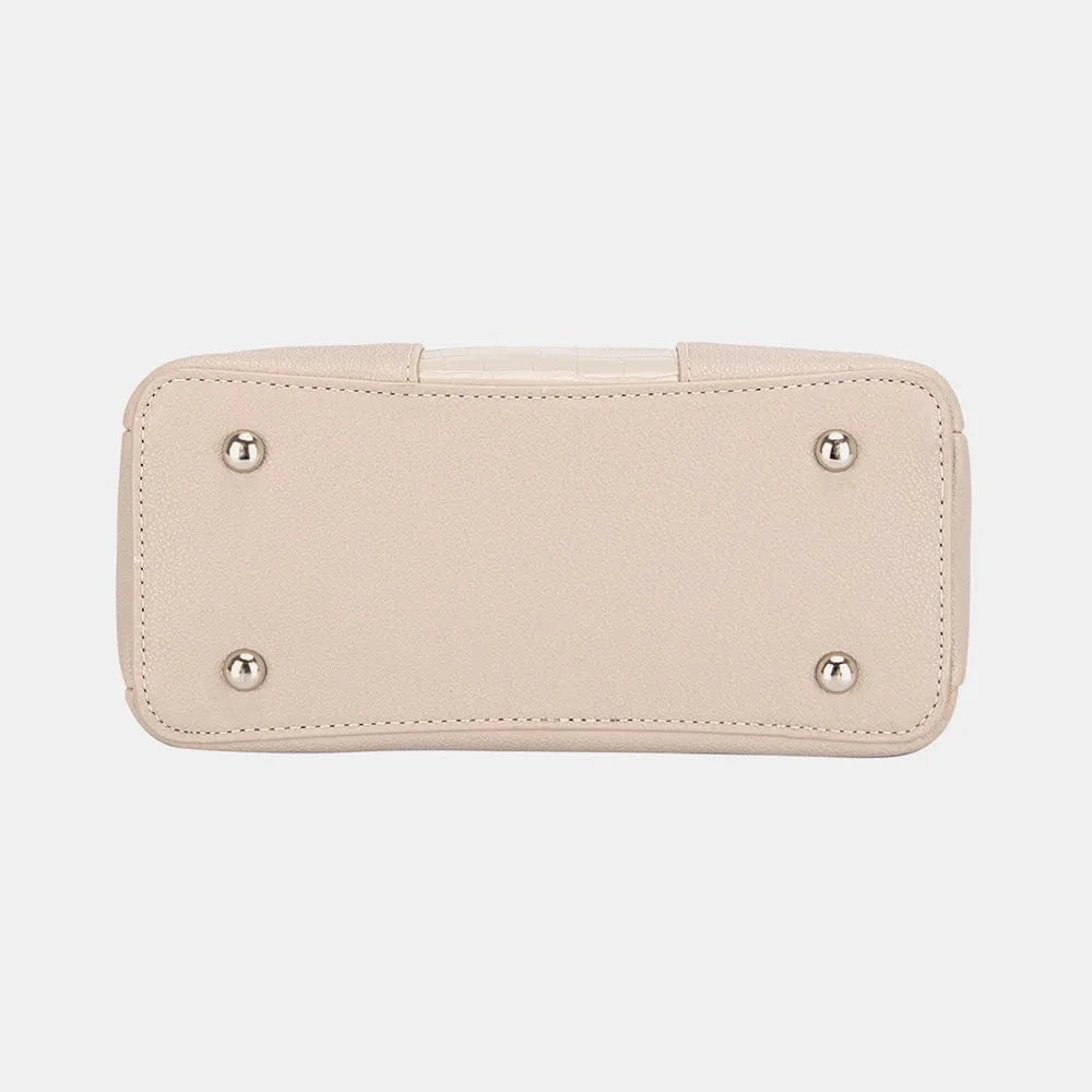David Jones PU Leather Crossbody Bag The Nichole Collection