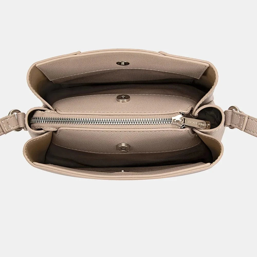 David Jones PU Leather Crossbody Bag The Nichole Collection