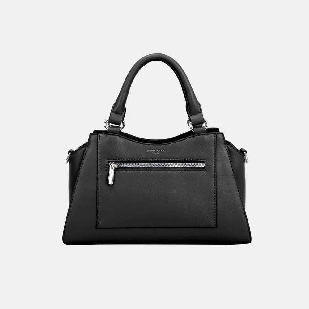 David Jones PU Leather Handbag Handbags Black / One Size The Nichole Collection