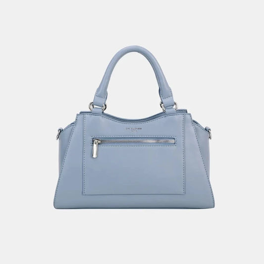 David Jones PU Leather Handbag Handbags Blue / One Size The Nichole Collection