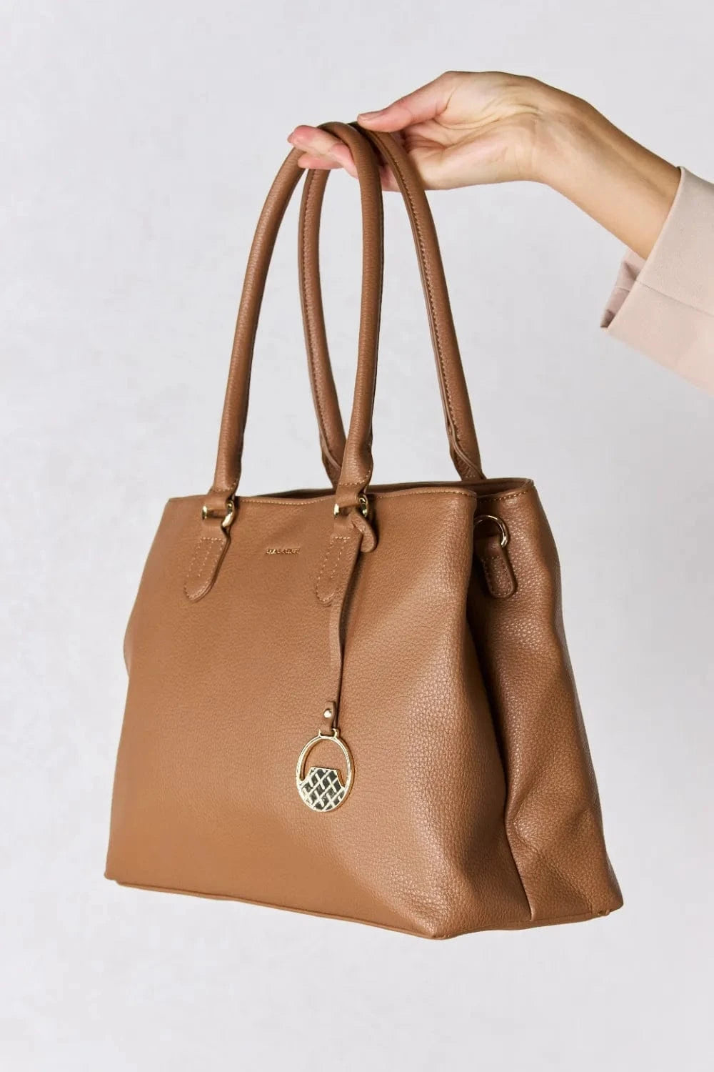 David Jones Structured Leather Handbag Handbags The Nichole Collection