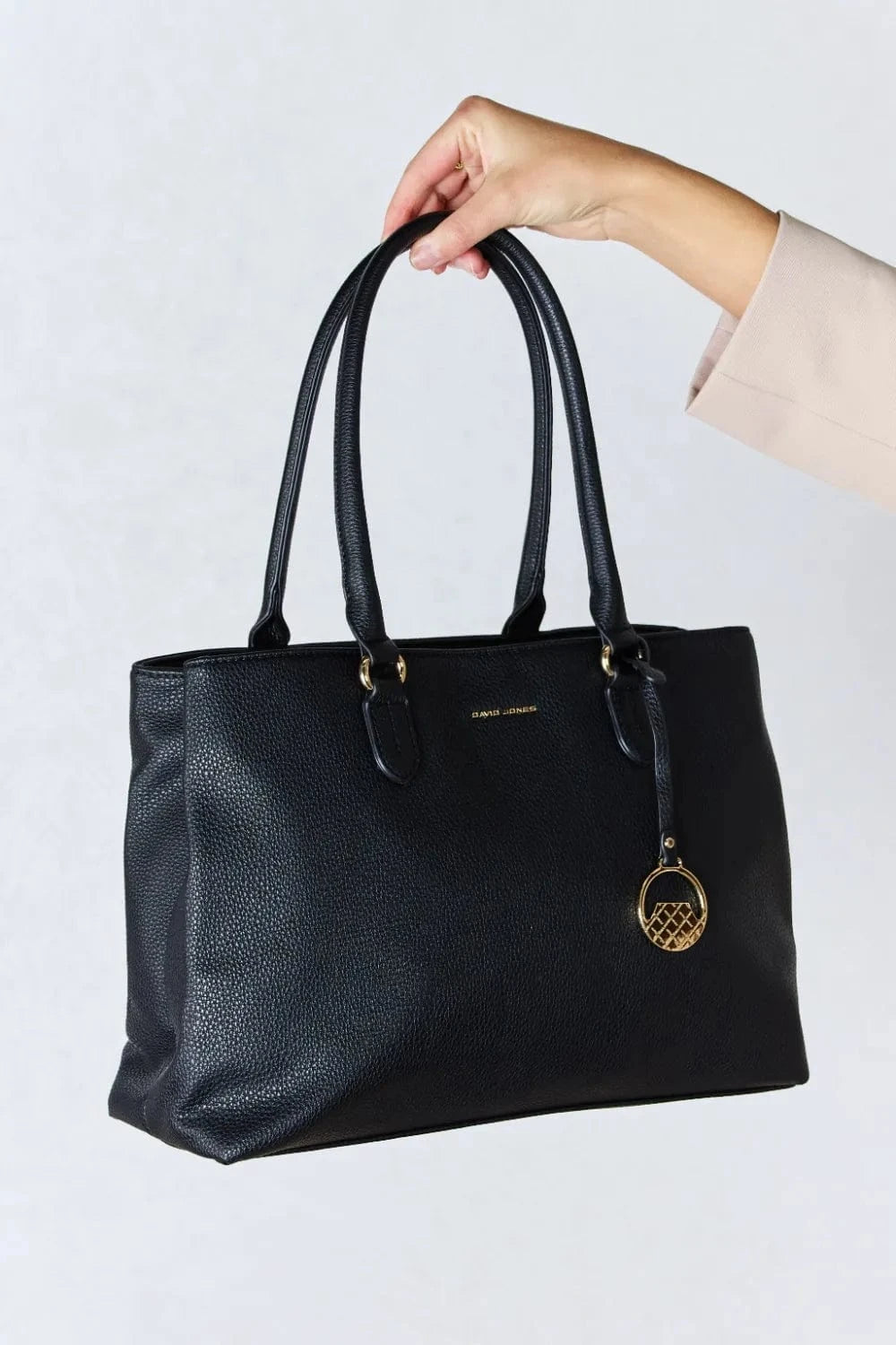 David Jones Structured Leather Handbag Handbags The Nichole Collection
