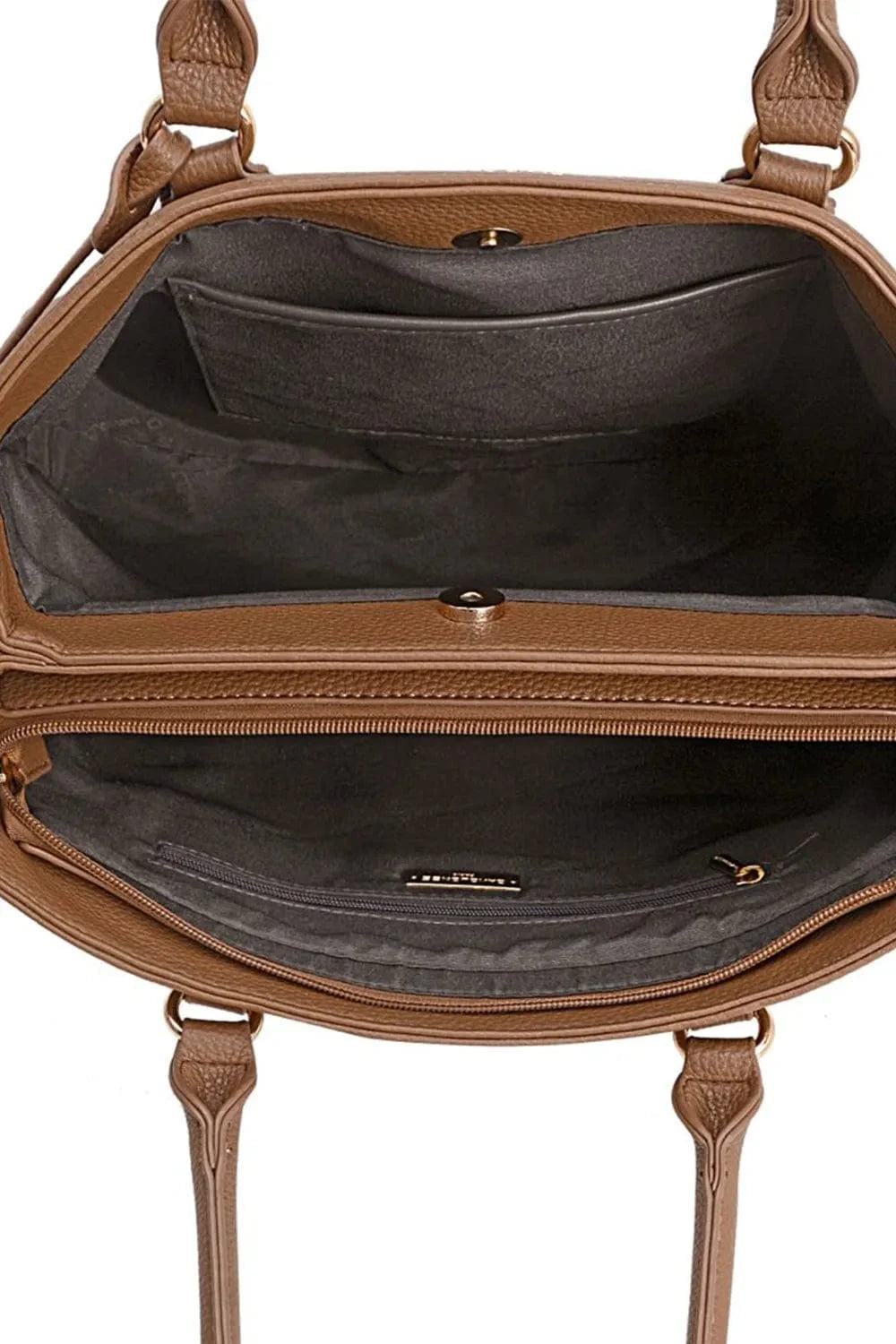 David Jones Structured Leather Handbag Handbags The Nichole Collection