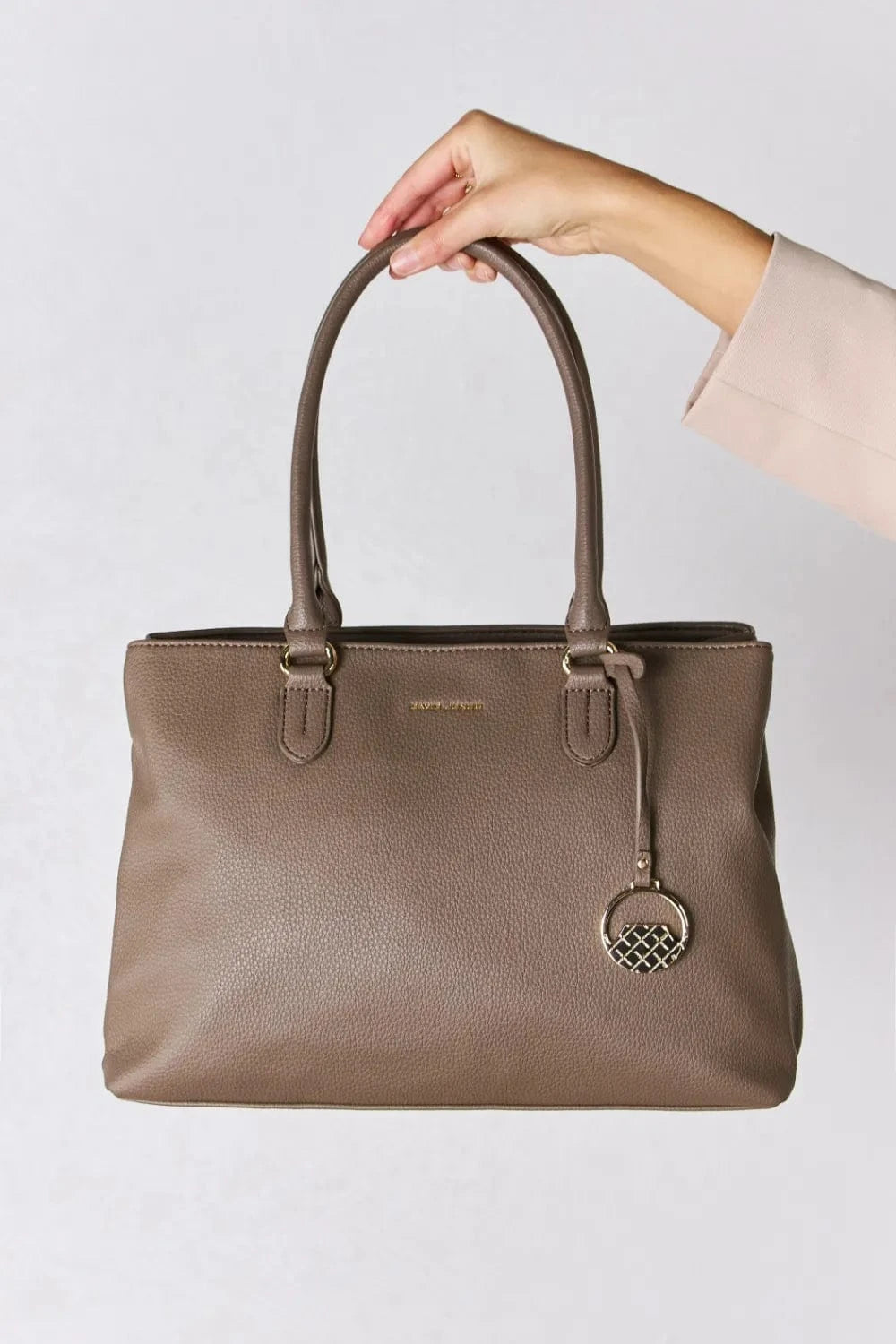 David Jones Structured Leather Handbag Handbags The Nichole Collection