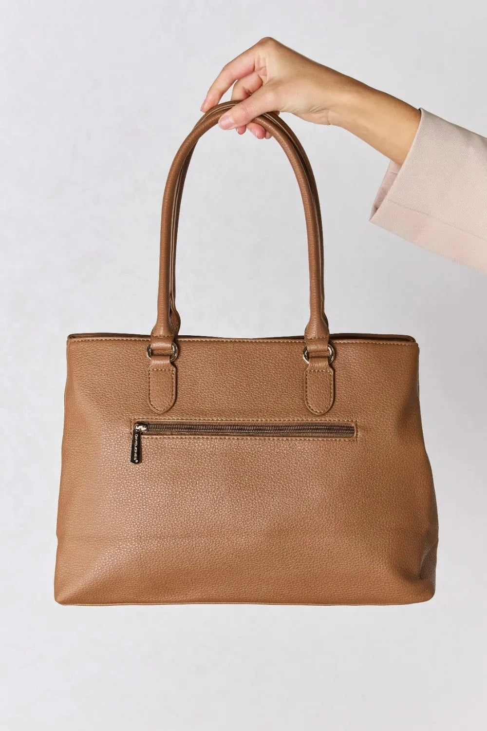 David Jones Structured Leather Handbag Handbags The Nichole Collection