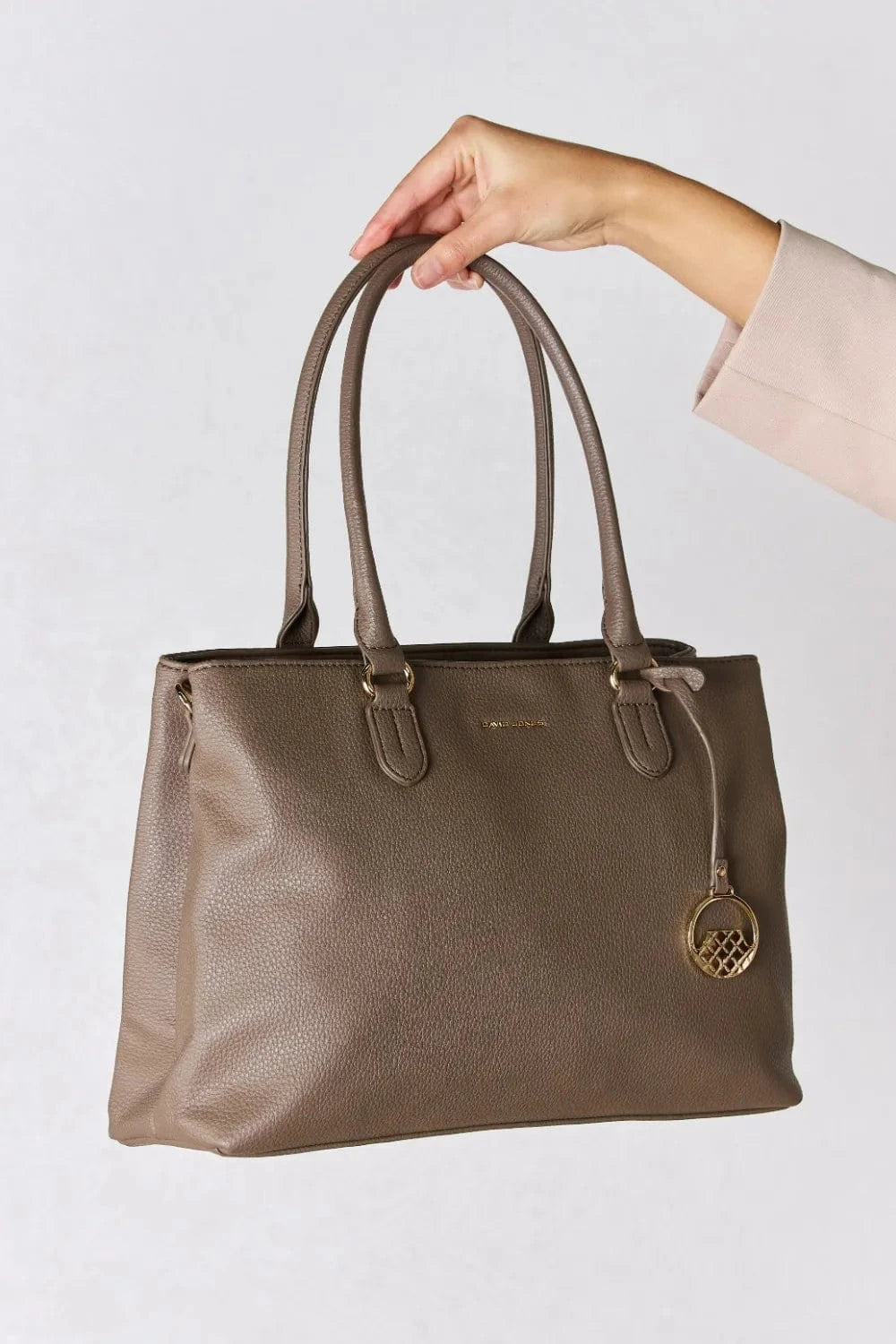 David Jones Structured Leather Handbag Handbags The Nichole Collection
