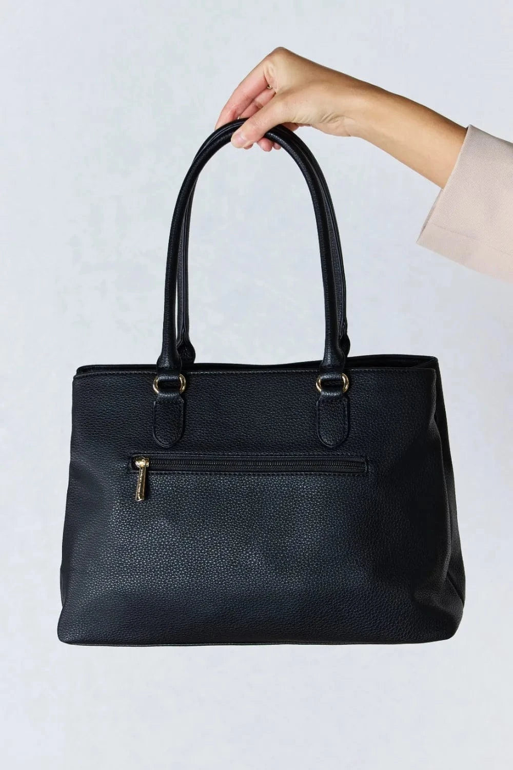 David Jones Structured Leather Handbag Handbags The Nichole Collection