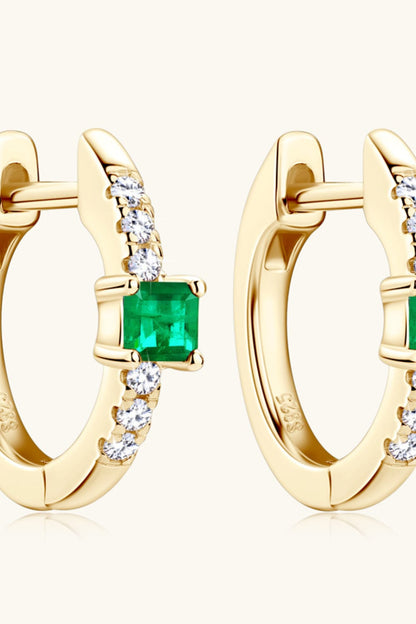 LAB-GROWN EMERALD EARRINGS The Nichole Collection - Official Site