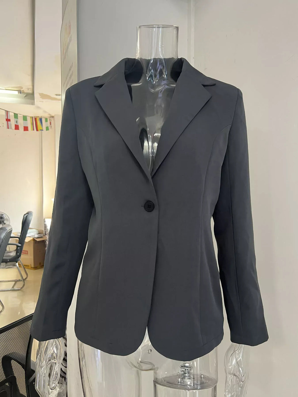 Slim-Fit Single-Button Blazer The Nichole Collection - Official Site
