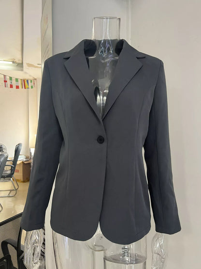 Slim-Fit Single-Button Blazer The Nichole Collection - Official Site