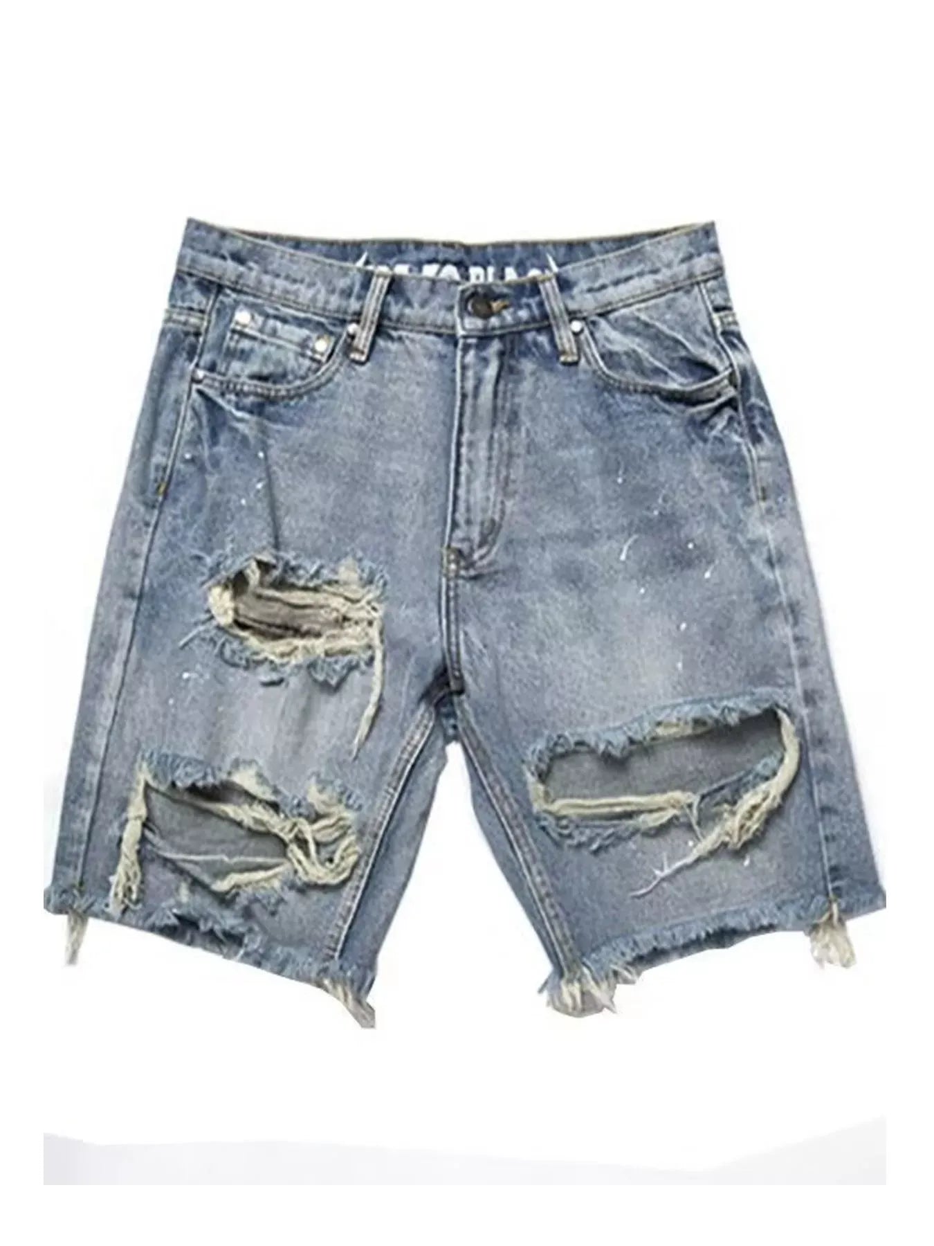 Distressed Denim Shorts | The Nichole Collection