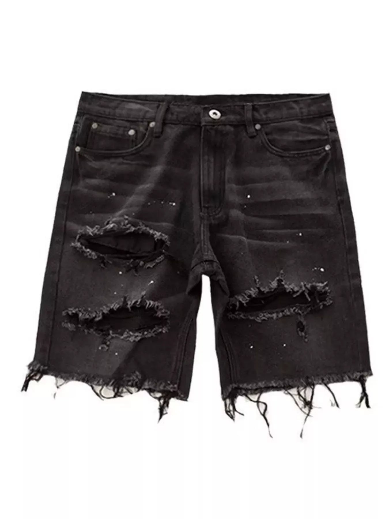 Distressed Denim Shorts | The Nichole Collection