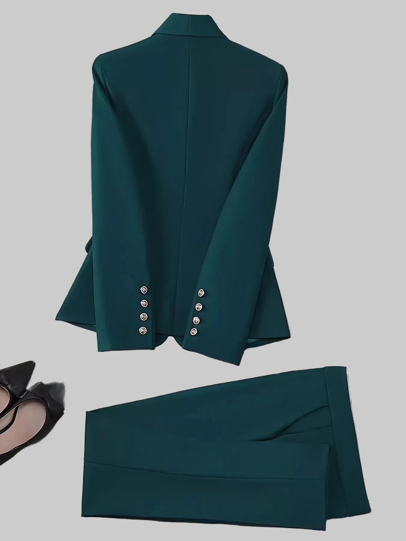 Double-Breasted Blazer & Pants Set Women's Sets The Nichole Collection