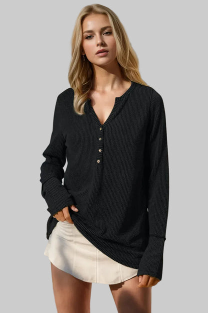 Long Sleeve Tops for Women Crew Neck Casual Knit Pullover The Nichole Collection