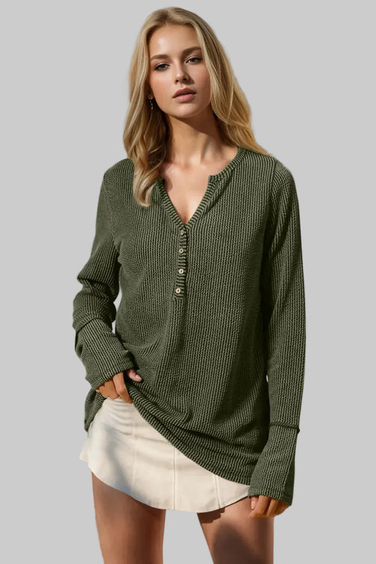 Long Sleeve Tops for Women Crew Neck Casual Knit Pullover