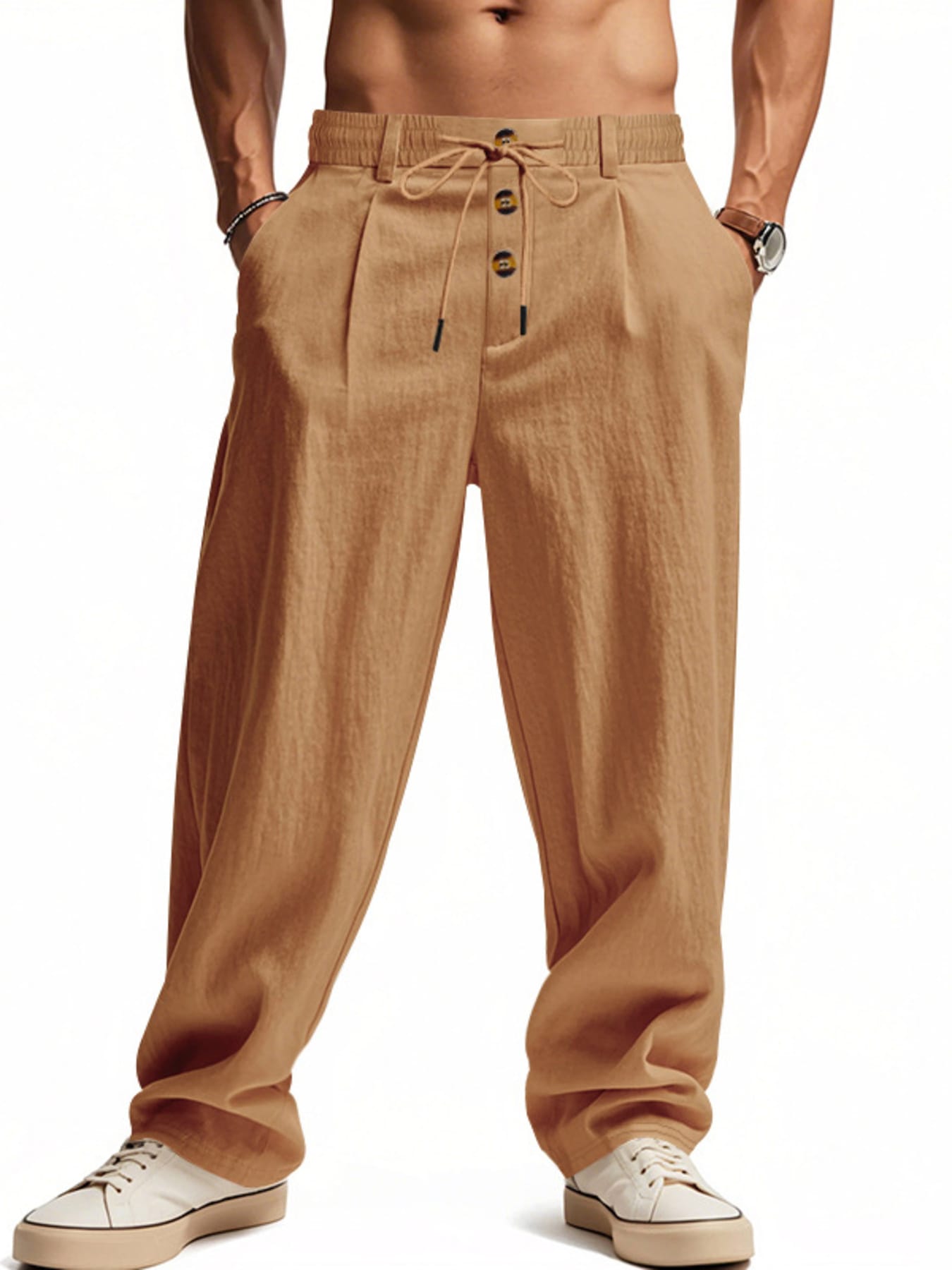 Drawstring Loose Fit Pants | The Nichole Collection