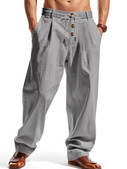 Drawstring Loose Fit Pants | The Nichole Collection