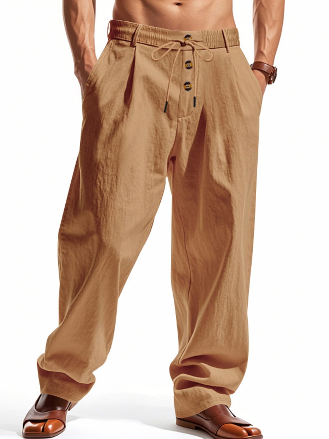 Drawstring Loose Fit Pants | The Nichole Collection