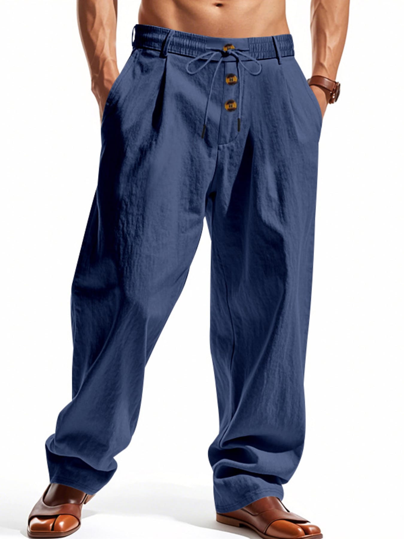 Drawstring Loose Fit Pants | The Nichole Collection