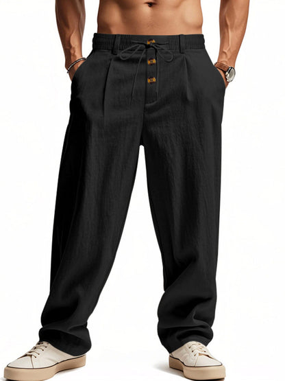Drawstring Loose Fit Pants | The Nichole Collection