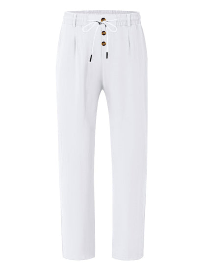 Drawstring Loose Fit Pants | The Nichole Collection