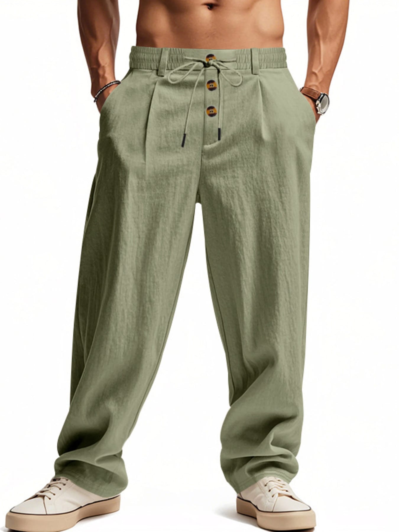 Drawstring Loose Fit Pants | The Nichole Collection