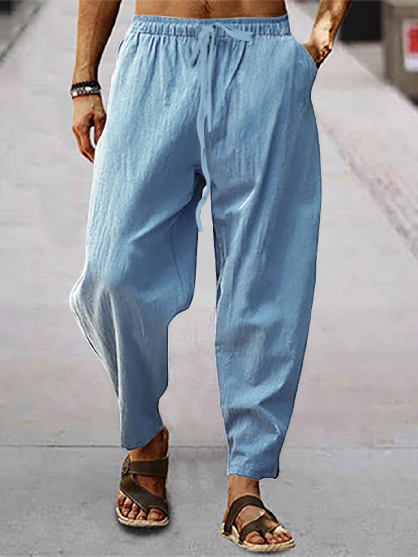 Drawstring Wide Leg Pants | The Nichole Collection