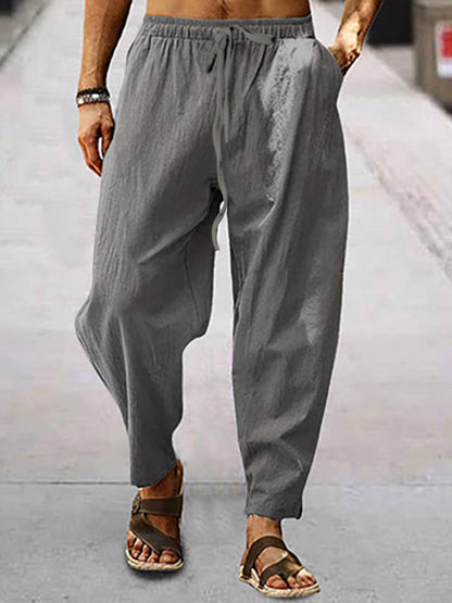 Drawstring Wide Leg Pants | The Nichole Collection