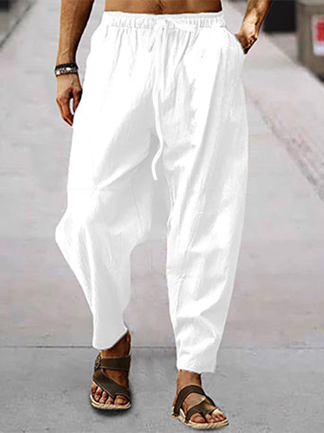 Drawstring Wide Leg Pants | The Nichole Collection