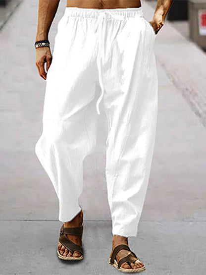 Drawstring Wide Leg Pants | The Nichole Collection