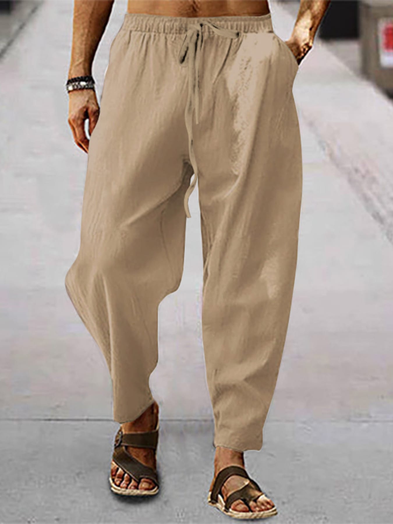 Drawstring Wide Leg Pants | The Nichole Collection