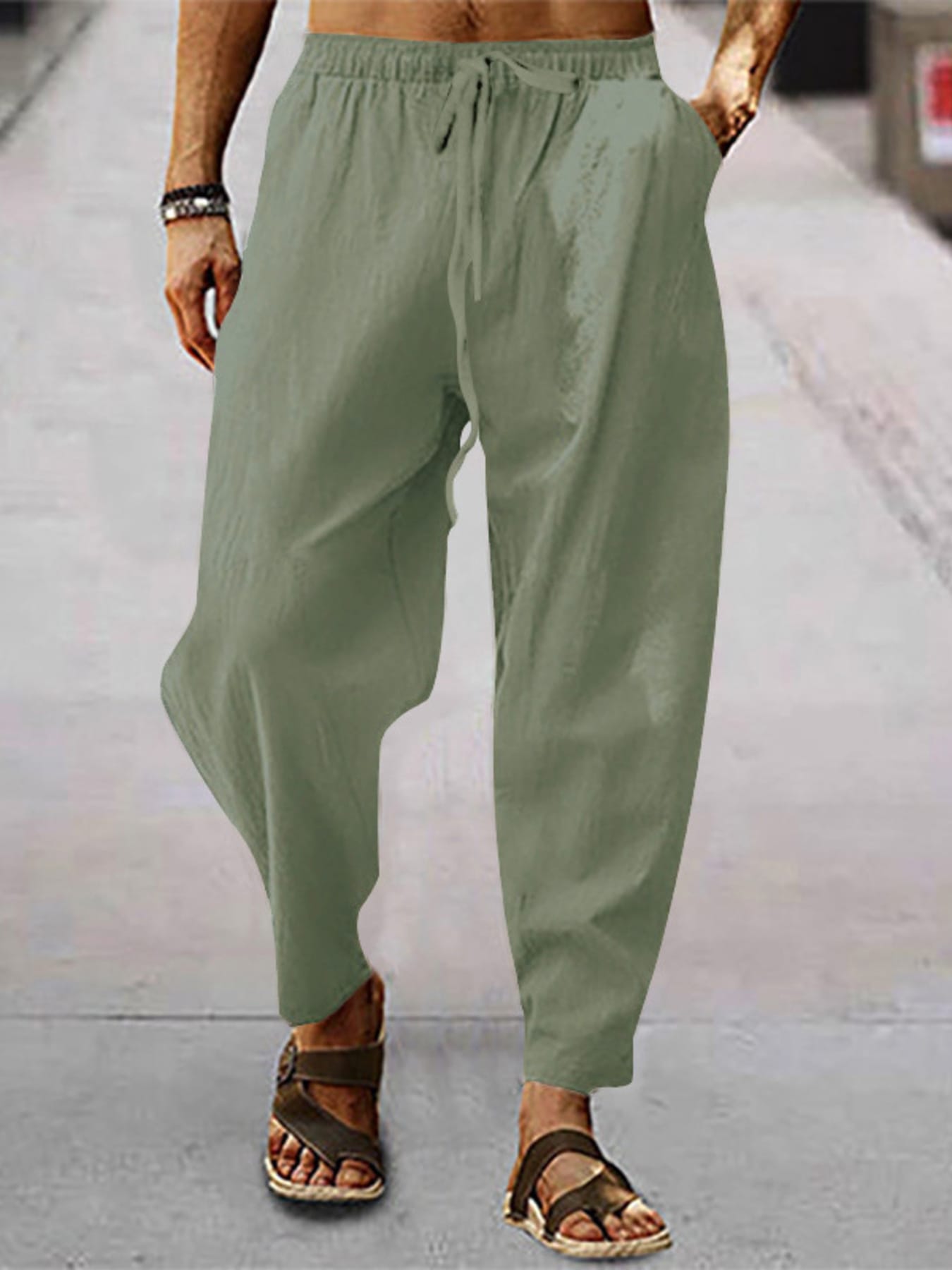 Drawstring Wide Leg Pants | The Nichole Collection