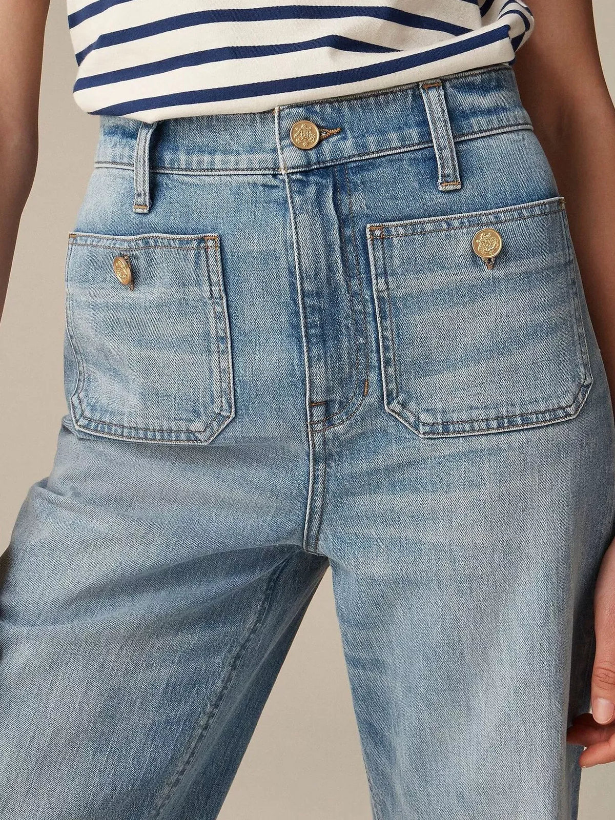 High-Waisted Pocketed Jeans The Nichole Collection - Official Site