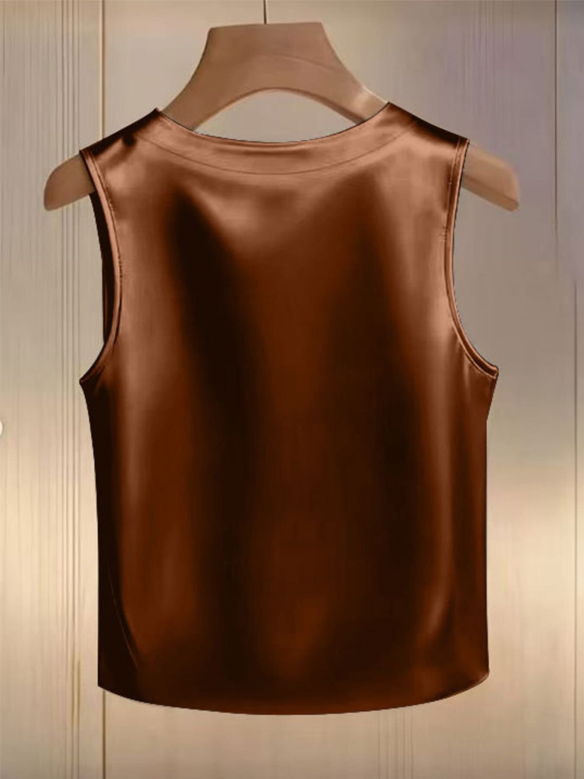 Pearl-Embellished Satin Blouse The Nichole Collection