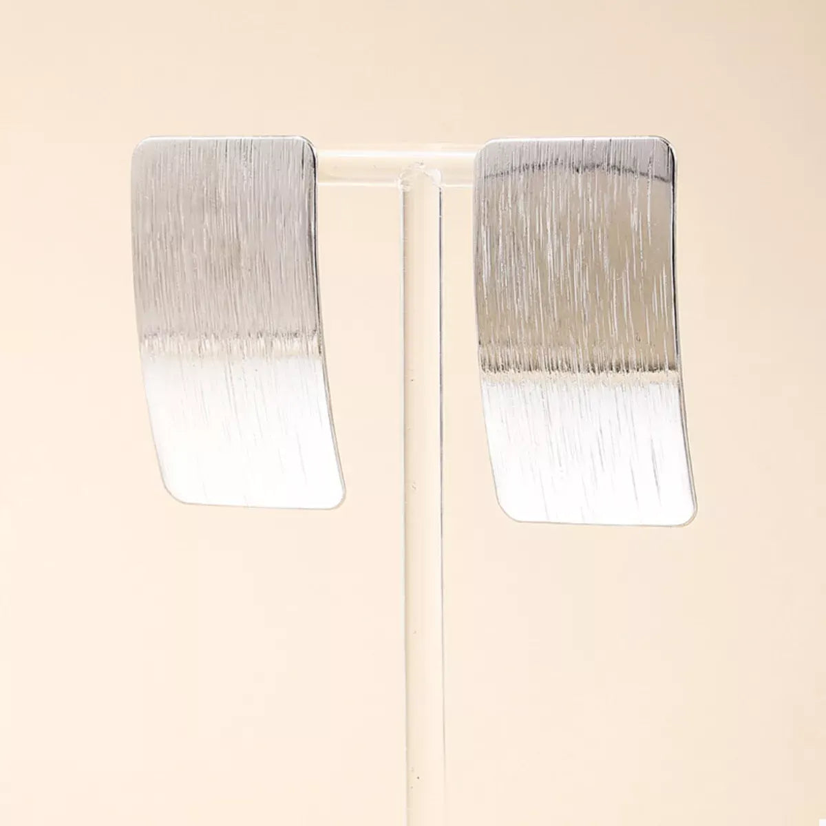 TAILORED RECTANGLE EARRINGS The Nichole Collection - Official Site