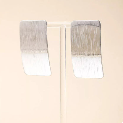 TAILORED RECTANGLE EARRINGS The Nichole Collection - Official Site