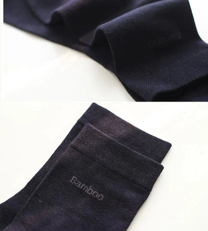 EcoComfort Bamboo Fiber Crew Socks - 10-Pack | Breathable, Sustainable, Casual Fit (EU 39-44 | US 7-11) Socks The Nichole Collection