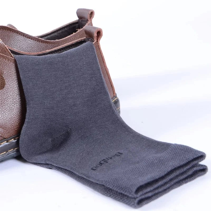 EcoComfort Bamboo Fiber Crew Socks - 10-Pack | Breathable, Sustainable, Casual Fit (EU 39-44 | US 7-11) Socks The Nichole Collection