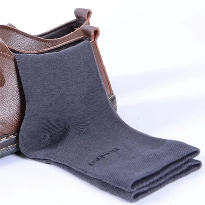 EcoComfort Bamboo Fiber Crew Socks - 10-Pack | Breathable, Sustainable, Casual Fit (EU 39-44 | US 7-11) Socks The Nichole Collection
