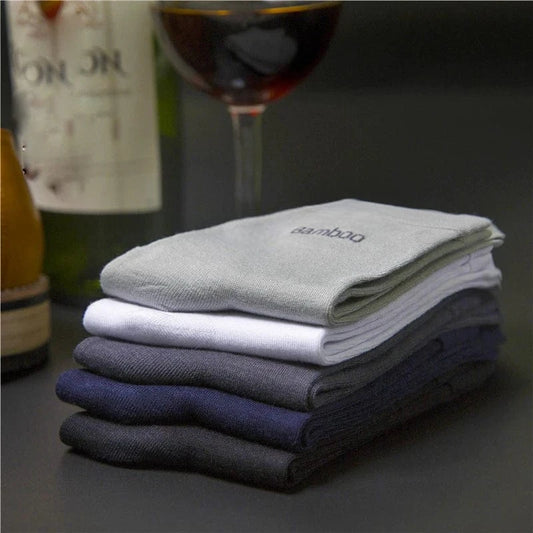 EcoComfort Bamboo Fiber Crew Socks - 10-Pack | Breathable, Sustainable, Casual Fit (EU 39-44 | US 7-11) Socks The Nichole Collection