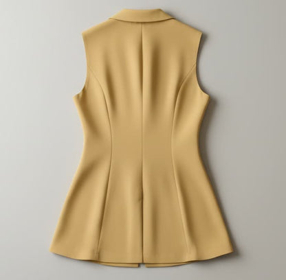 Elegant Lapel Suit Vest – Sleeveless Tailored Business Blazer Women's Sets The Nichole Collection - Official Site