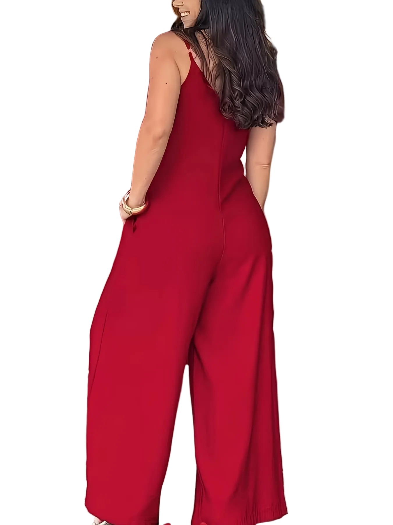 Elegant Solid Cami Jumpsuit The Nichole Collection - Official Site