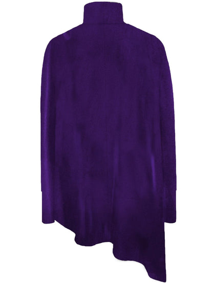 Elegant Turtleneck Asymmetric Hem Top The Nichole Collection - Official Site