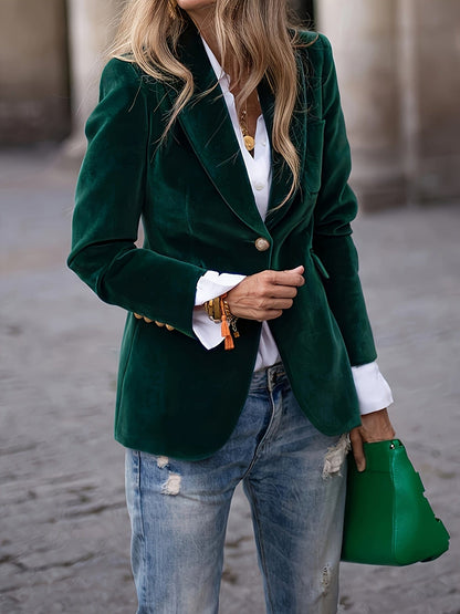 Elegant Women’s Velvet Blazer Blazers The Nichole Collection