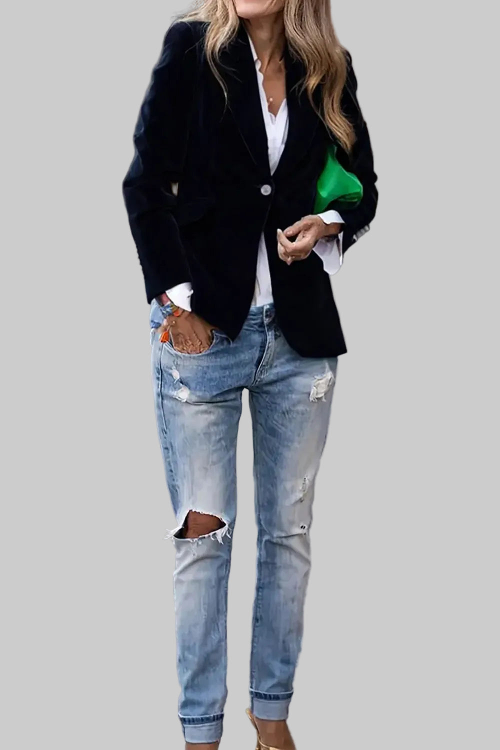 Elegant Women’s Velvet Blazer Blazers The Nichole Collection