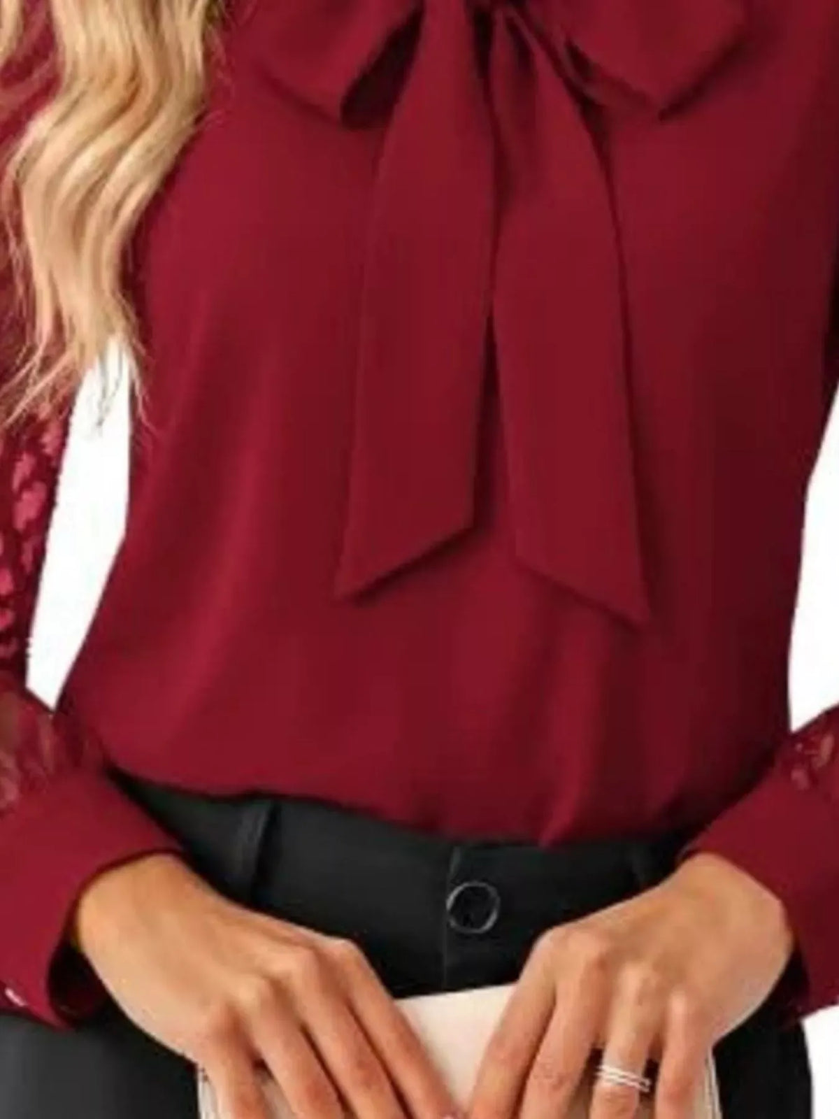 CELINE SHEER CHEVRON BLOUSE The Nichole Collection - Official Site